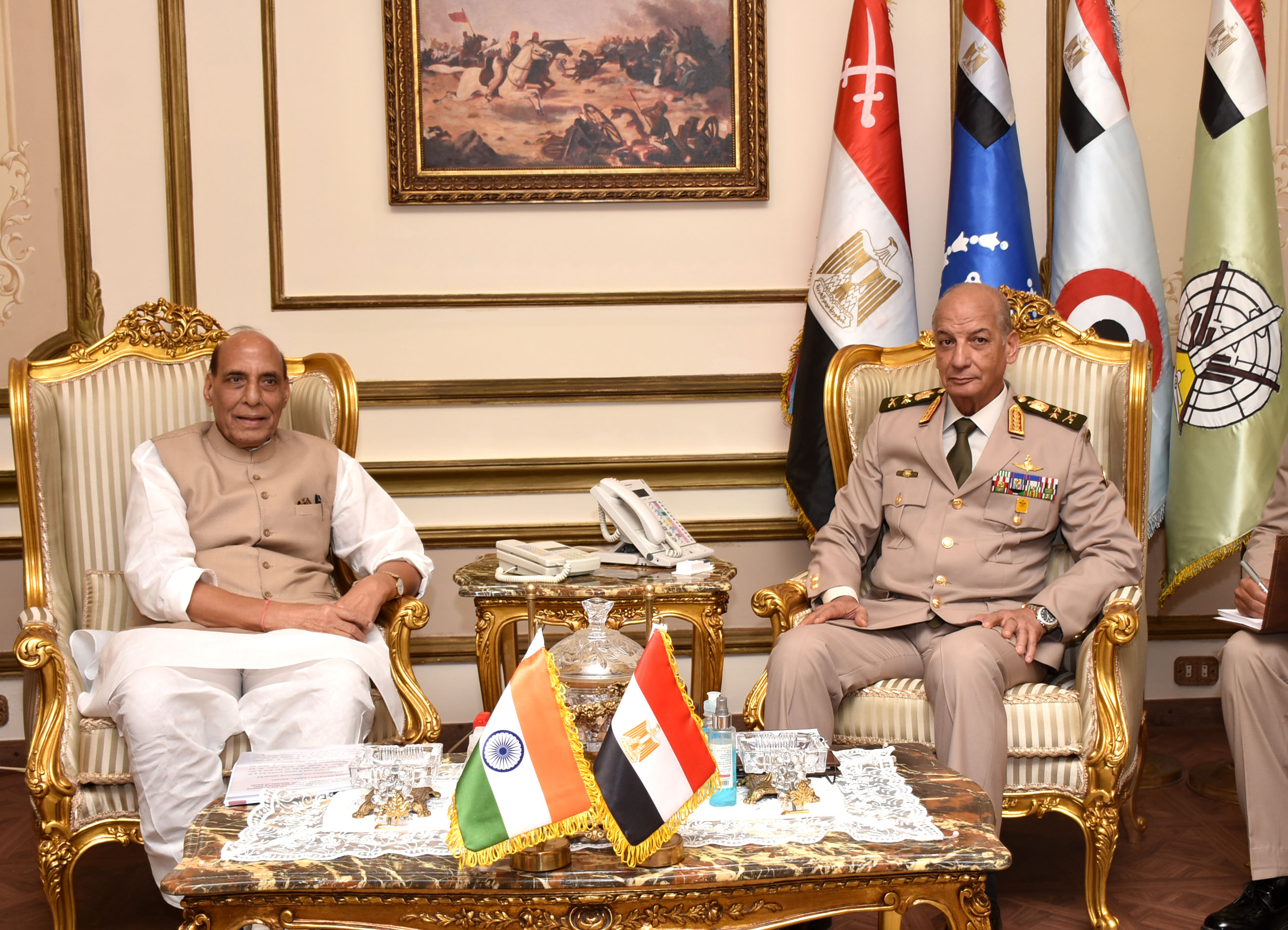 India,Egypt Hold Defence Talks